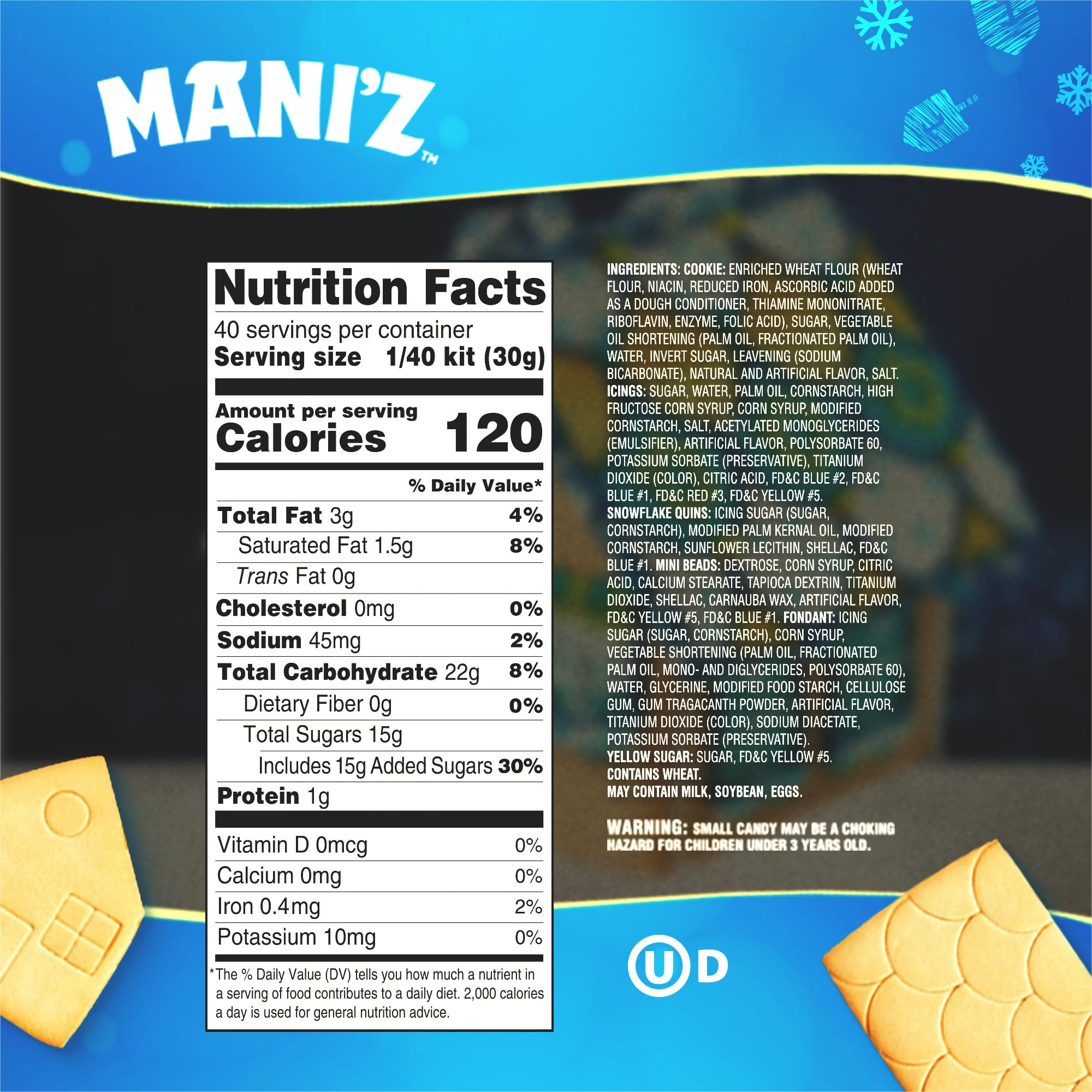 Do-It-Yourself Chanukah House Cookie Decorating Kit By Manischewitz, Easy Build Tray Included, Nut Free, Fun Hanukkah Activity for the Whole Family! - Image 7