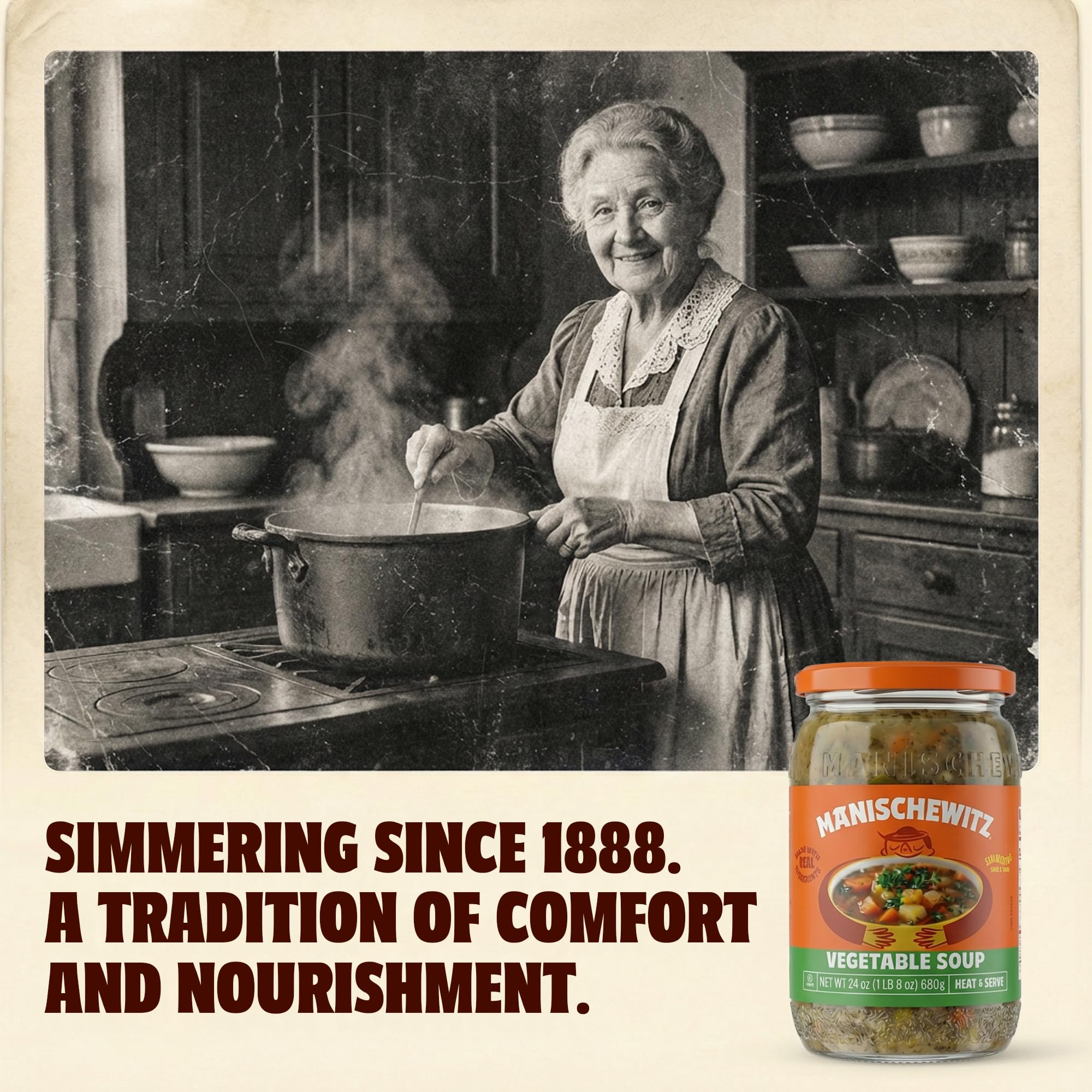 Manischewitz Vegetable Soup, 24 oz (4 Pack) | Homemade Taste | No Artificial Flavors or Preservatives | Ready to Serve | Made with Real Vegetables - Image 8